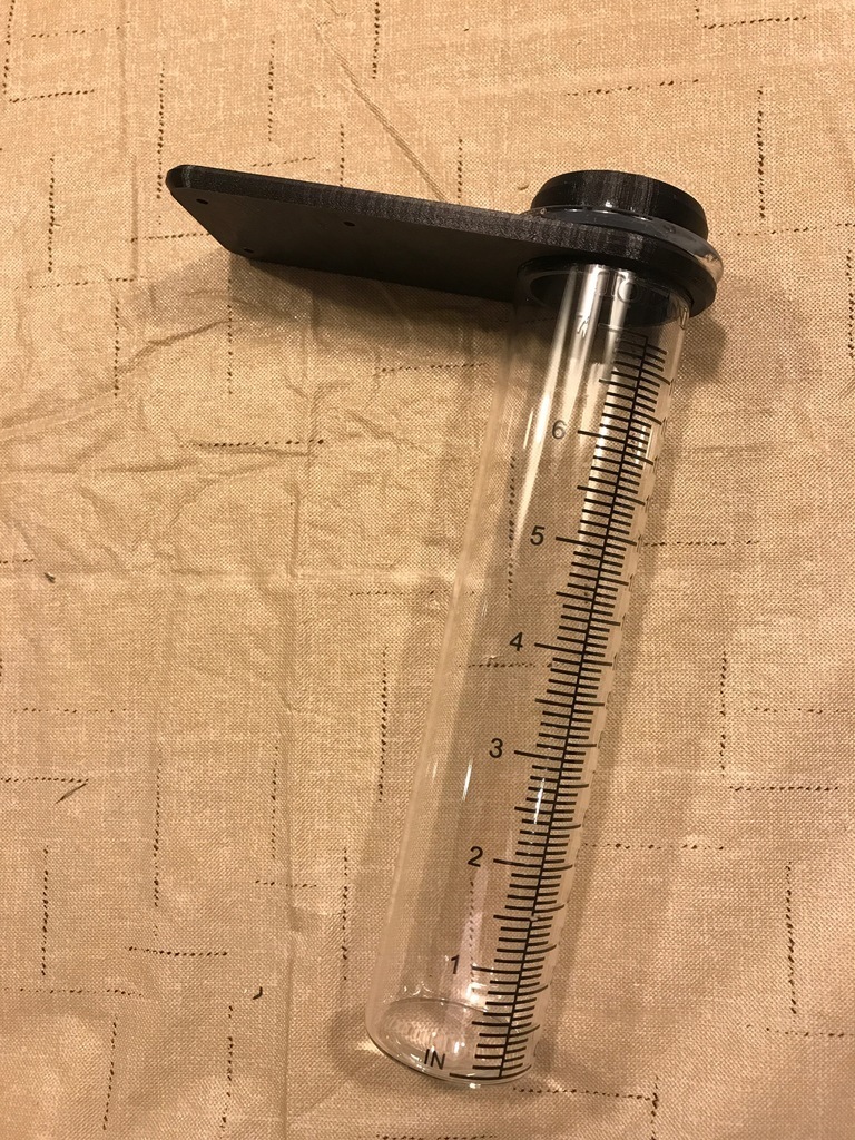 Free 3D file Rain Gauge Mount・3D printing design to download・Cults