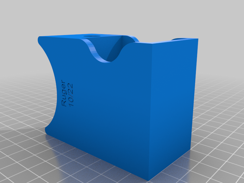 Sitio Rudger Archivo 3D gratis Soporte de pared para Ruger 10/22 🏠・Modelo para ...