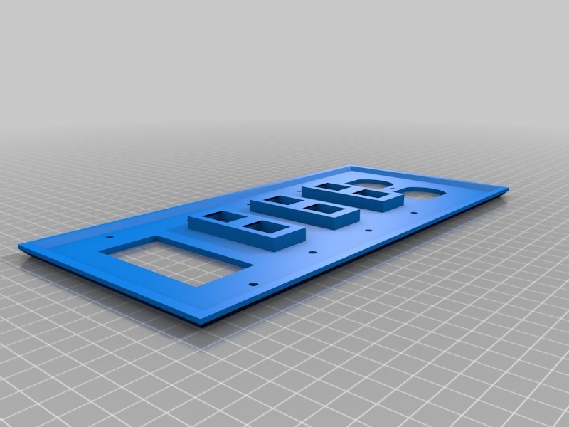 Free 3D file Custom Wall Plate・Design to download and 3D print・Cults