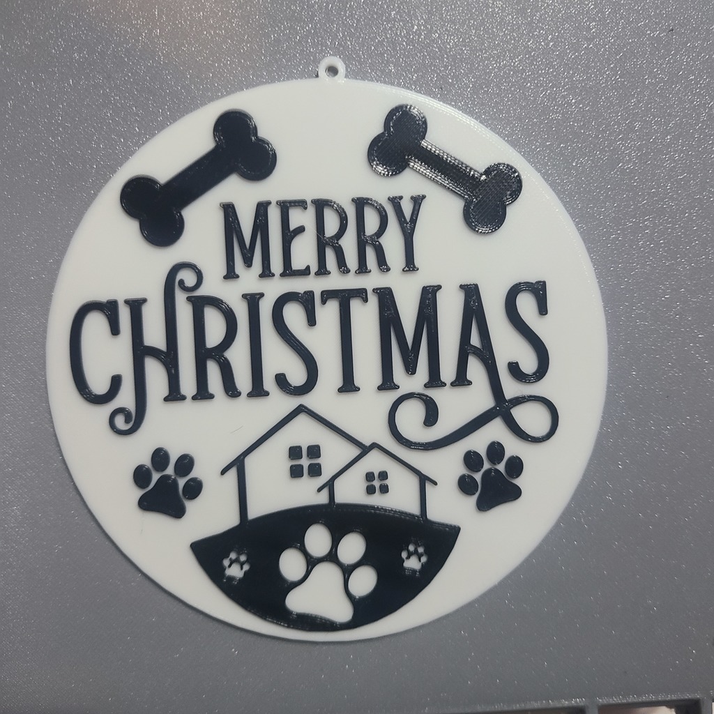 Free 3D file Dog themed christmas ornaments 🐕・Template to download and ...
