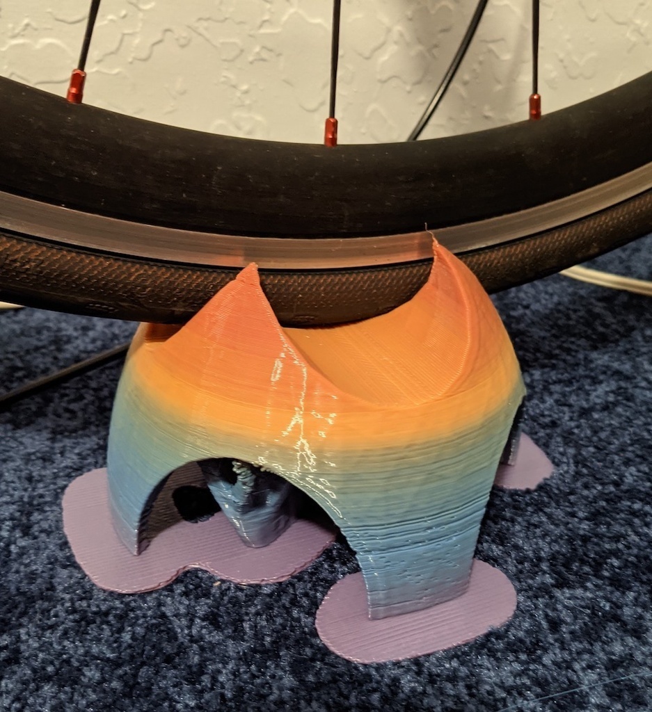 Free 3D file Wheel Riser for Bike Trainer・3D printer design to download ...