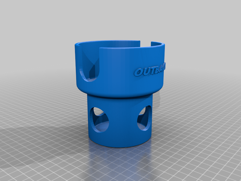 Free 3D file 2013 Outback Cup Holder Expander・3D printing template to