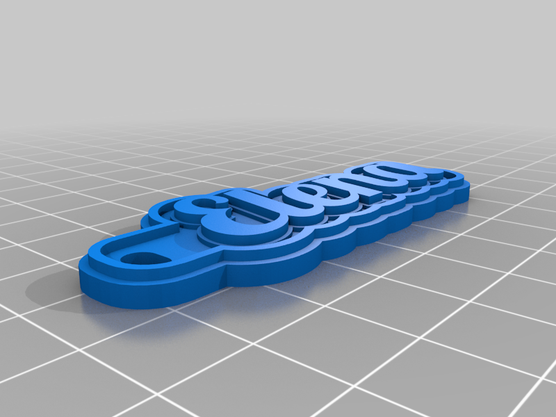 Free 3D file llavero・3D printer design to download・Cults