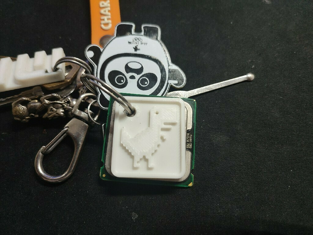 Free 3D file Chrome TRex Key ring・Model to download and 3D print・Cults