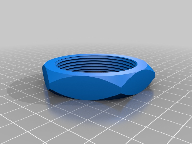 Free 3D file 49 mm nut・3D printable model to download・Cults