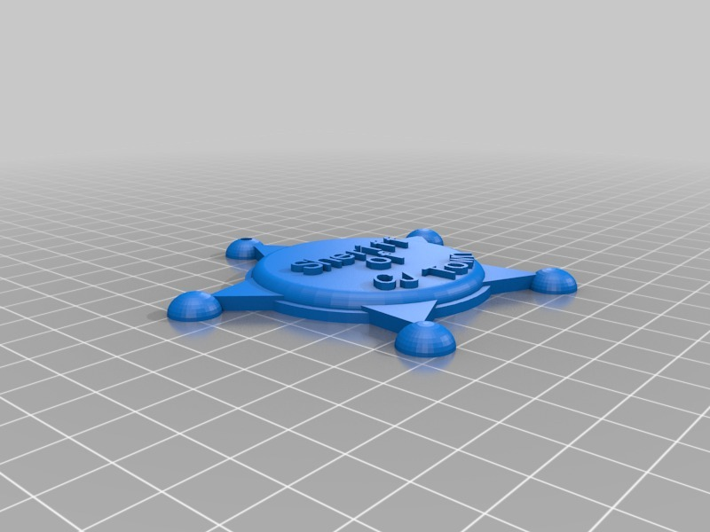 Free 3D file CJ Sheriff・3D printing template to download・Cults