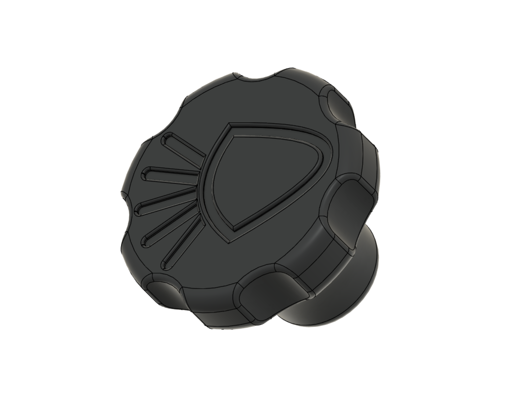 Free 3D file Bmw E30 headlight control switch hand 🎛️・Model to