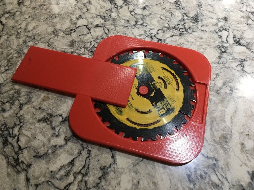 Free 3D file 6.5" Circular Saw Blade Caddy・Object to download and to 3D