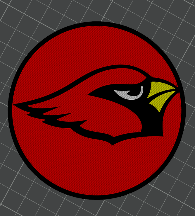 Free 3D file Cardinals coaster・3D printing design to download・Cults