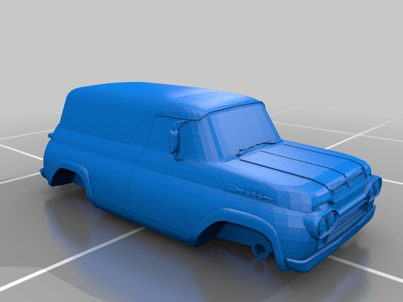 Free 3D file Ford Panel Truck・3D print design to download・Cults