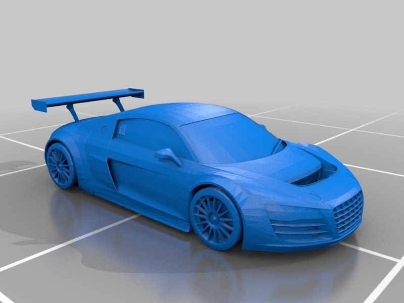 Free 3D file Audi R8 LMS 🚗・3D printable model to download・Cults