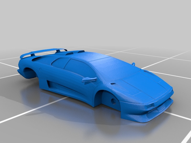 Free 3D file Lamborghini Diablo SV 🚗・Object to download and to 3D print ...