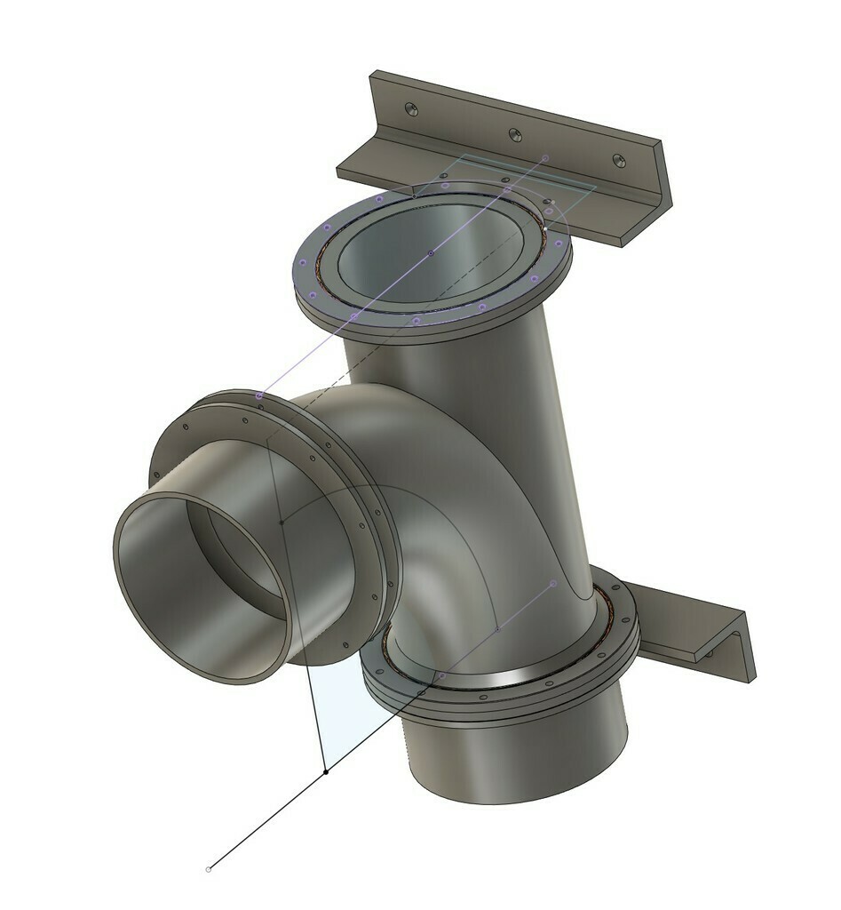 Free 3D file 90 degree swivel dust port・3D print model to download・Cults