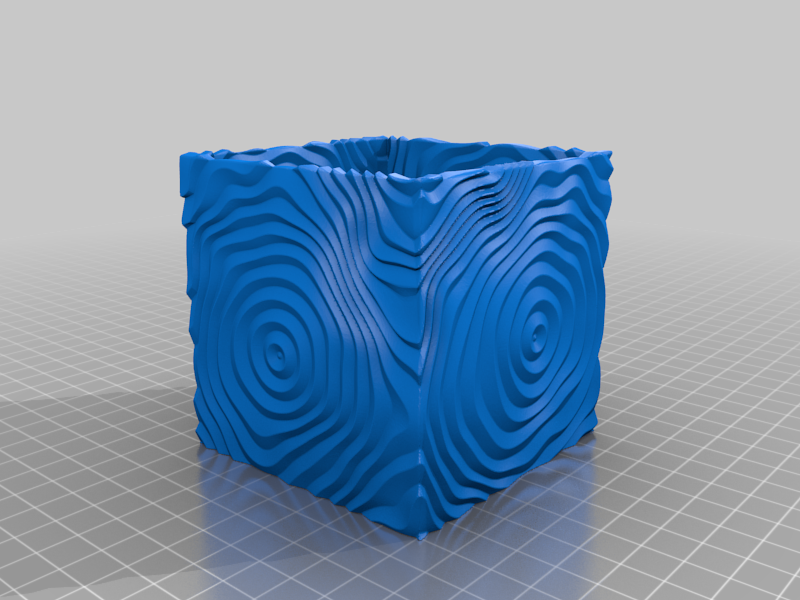 Free 3D file Ripple Vases (Cube)・3D print design to download・Cults
