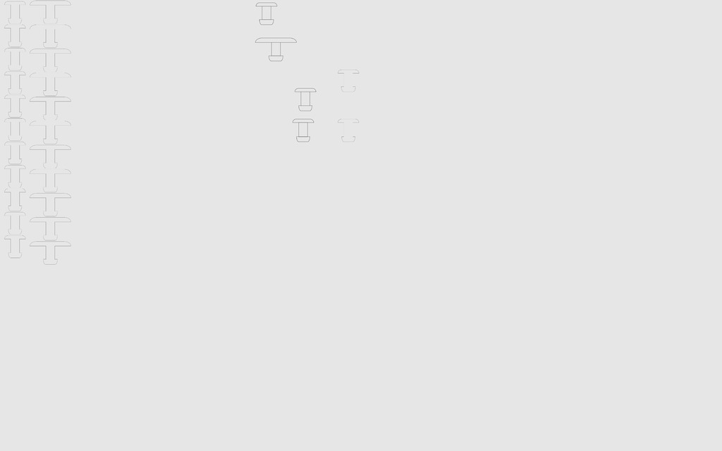 Free 3D file Vector Cutting Grid Hold down keys・Template to download