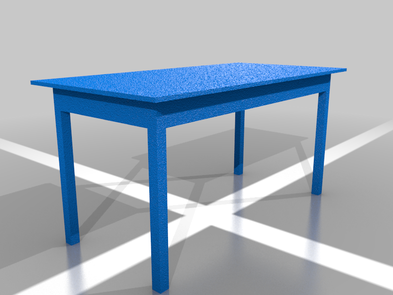 Free 3D file table・3D print model to download・Cults
