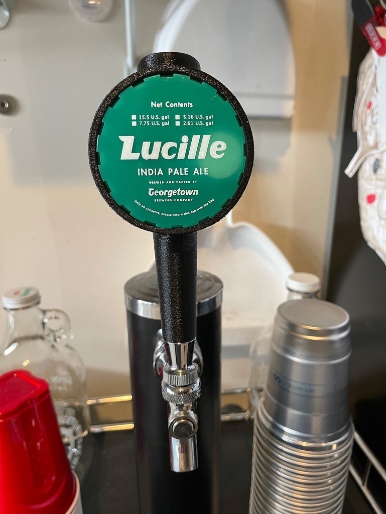 STL file Kegerator faucet handle・3D printer design to download・Cults