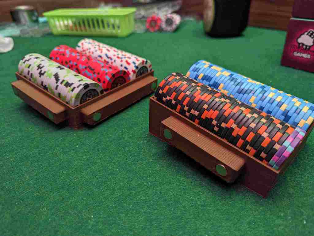 Free 3D file Wyrmwood MGT compatible Poker chip tray・Design to download