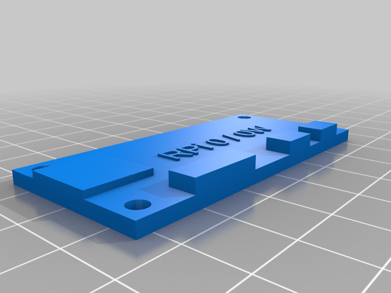 Free 3D file Raspberry Pi 0/0W Layout Tool・3D printing idea to download