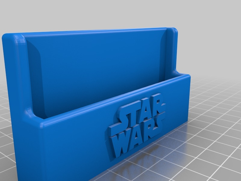 Free STL file Phone wall mount incl. Star Wars logo・3D printer design ...