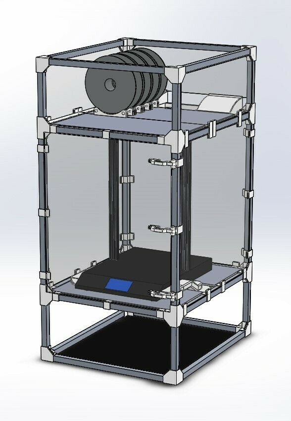 Free 3D file Creality CR-10s Pro Enclosure 🧞‍♂️・3D print model to ...