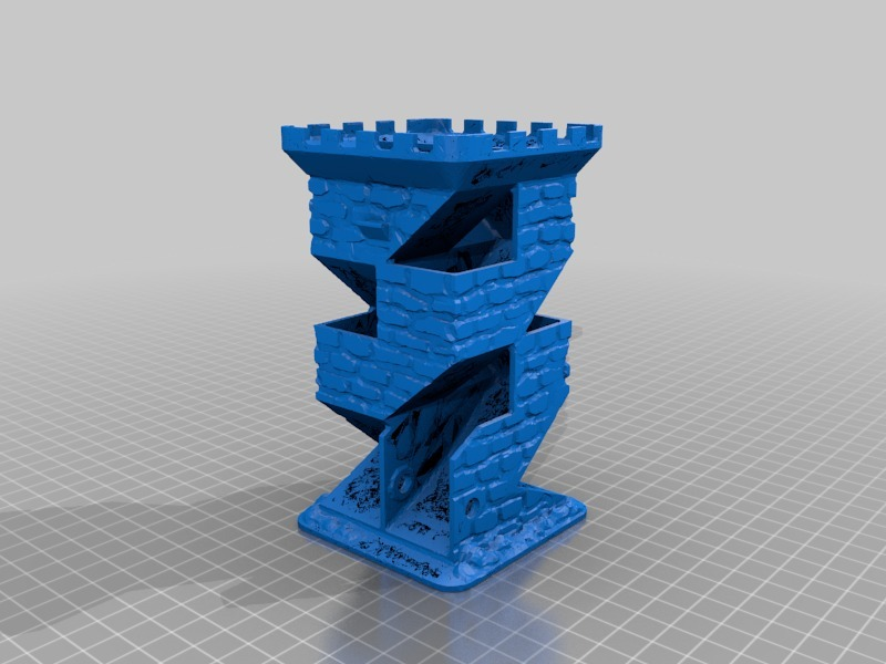 Tour De Dés 3D Château Viking Pour Donjons & Dragons - Rouleau Parfait Pour Jeux De Rôle