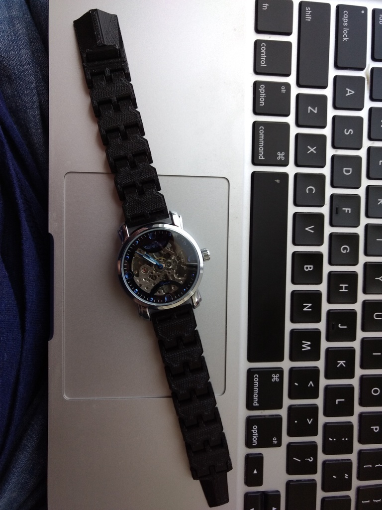 Free 3D file Chain link watch band・3D printing idea to download・Cults