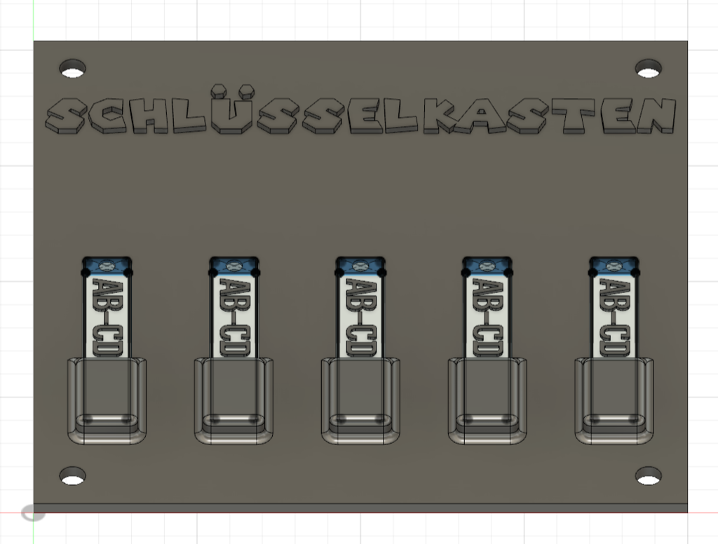 Free 3D file Schlüsselkasten | key box | Key Board・3D printable model ...