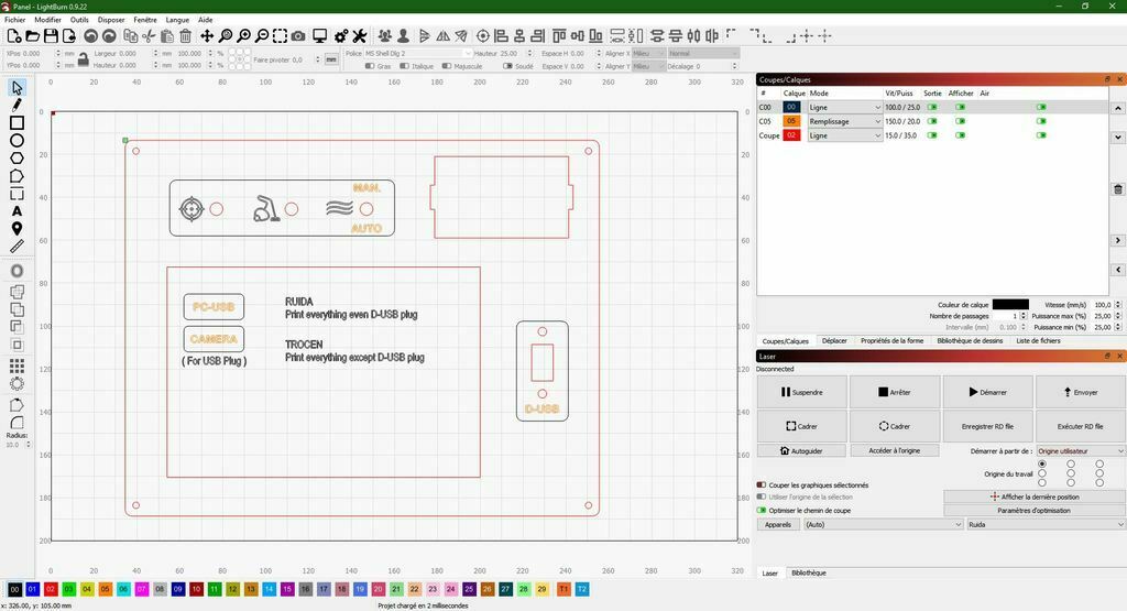 Free 3D file Ruida/Trocen panel for K40・3D printing model to download・Cults