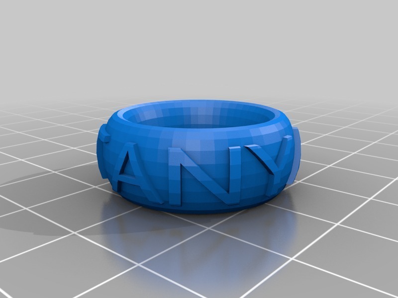 Free 3D file TANYA pd 3 My Customized Text Ring/Bracelet/Crown Thing・3D ...