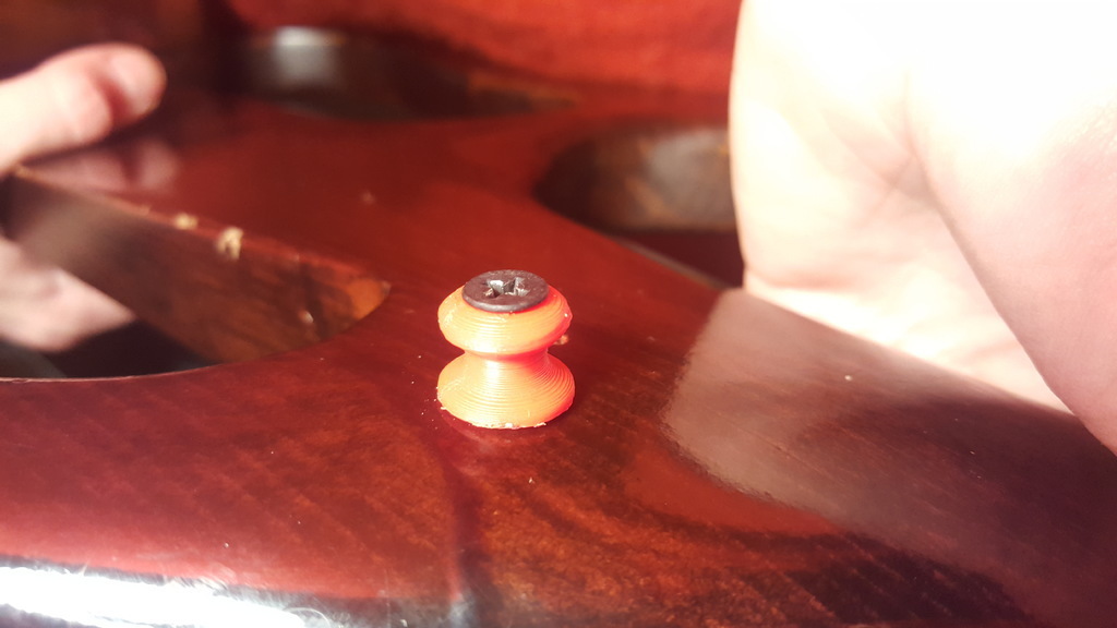 Free 3D file Guitar Strap Peg screwy thing・Design to download and 3D