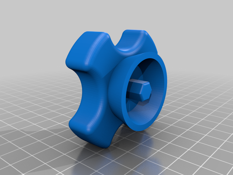 Archivo 3D gratis DRS Hex Knob・Objeto de impresión 3D para descargar・Cults