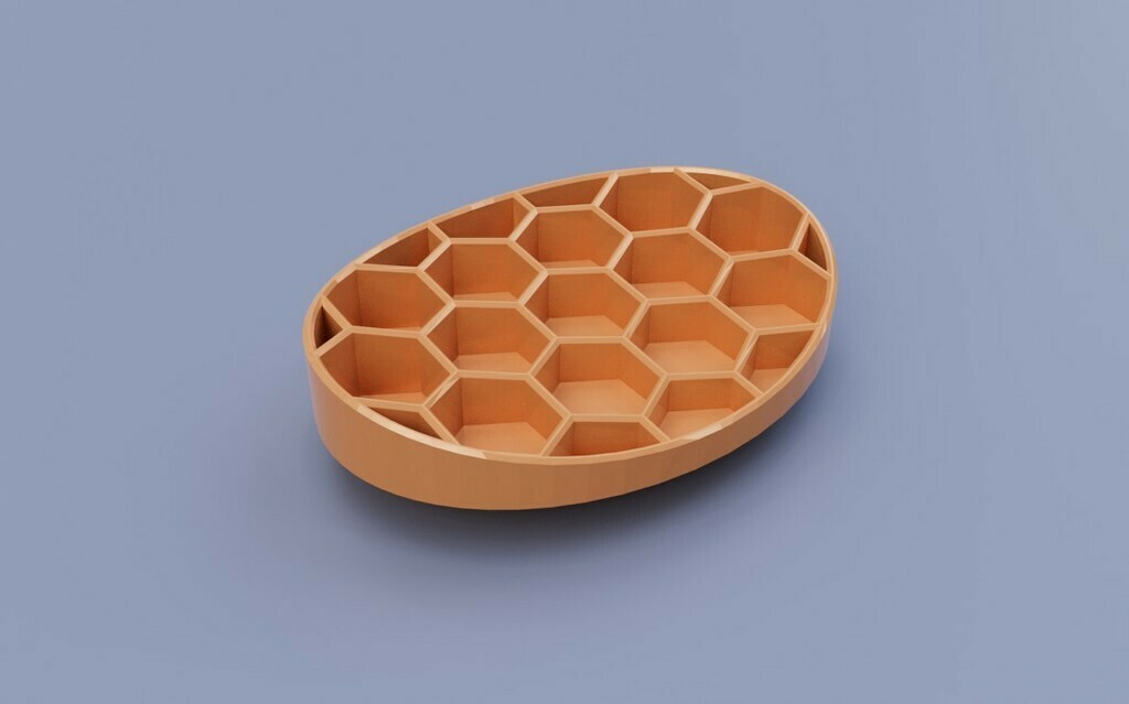 Free 3D file Hexagon Cutout Chopstick Holder・3D print design to