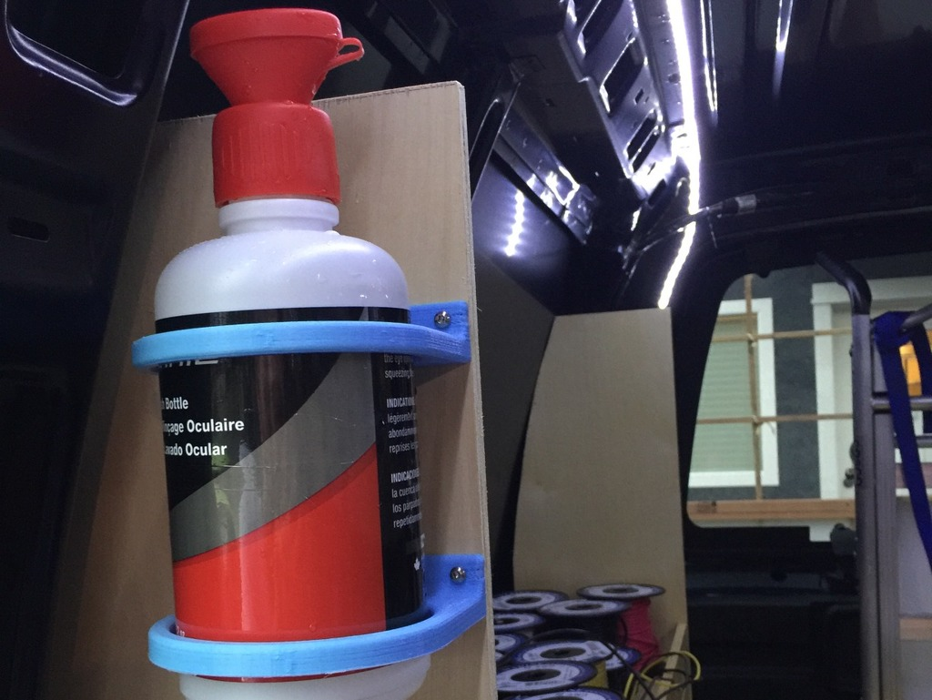 Free 3D file Eye Wash Bottle Holder・3D printable model to download・Cults