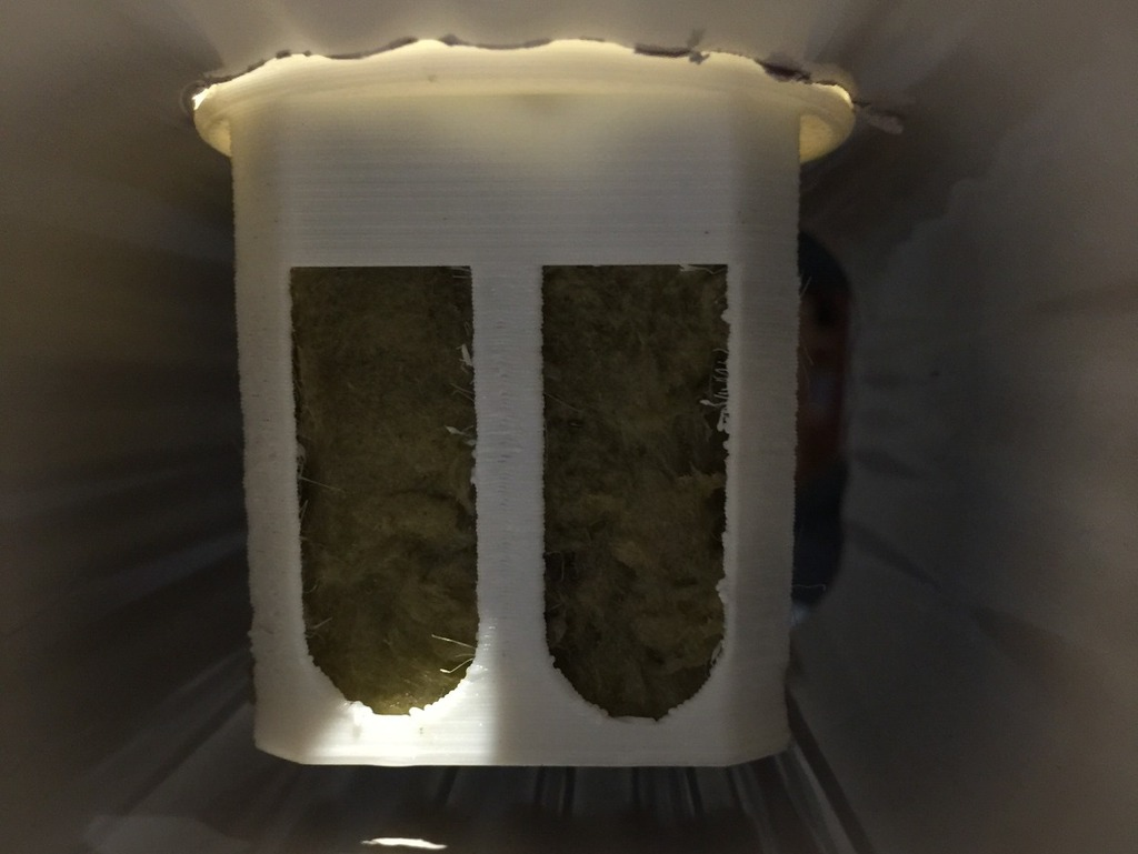 Free 3D file 2" Net Pot for Square 1.5" Rockwool Blocks・3D printing