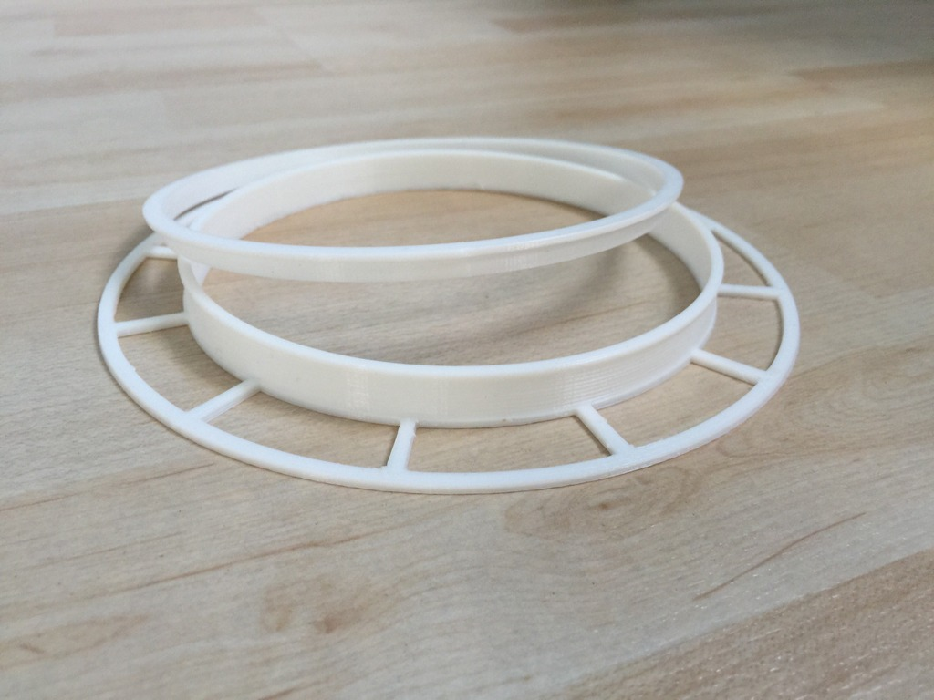 Archivo 3D gratuito Diaper Genie Bag Adapter・Objeto para descargar e