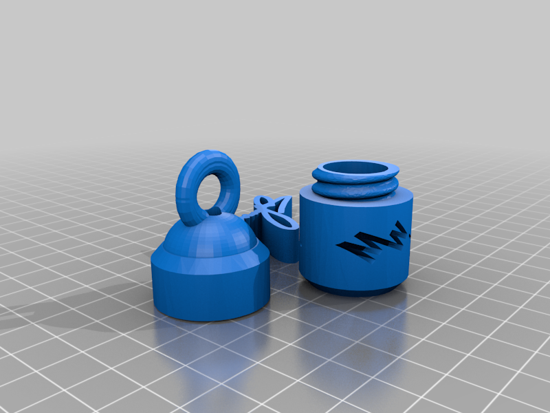 Free 3D file 1/4" DRIV3 10MM SOCKET HOLDER KEYCHAIN・Design to download and 3D print・Cults