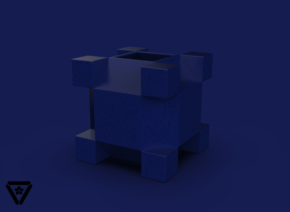 Free STL file 120. Cube Platonic Solid Variants Bonsai Vase - V13 ...