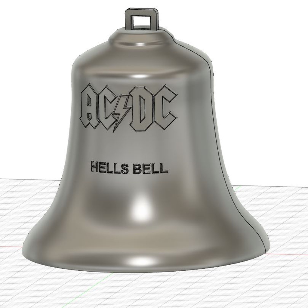 Free 3D file Acdc Bell 2・3D print model to download・Cults