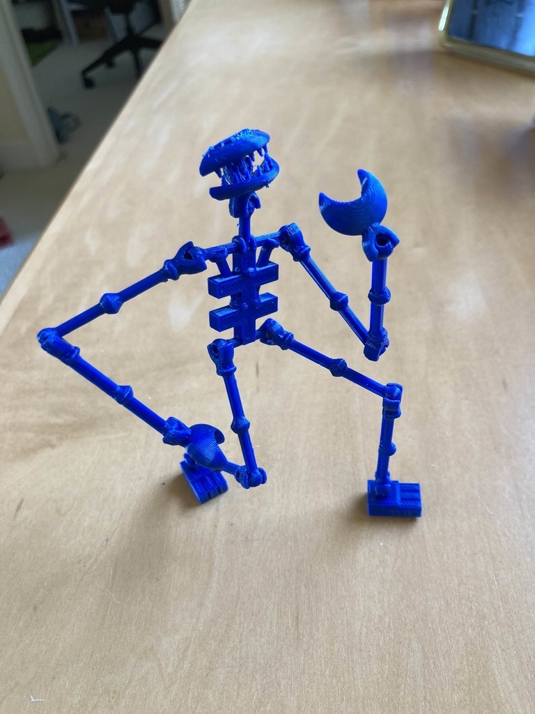 Free STL file GRIN an articulated ball and socket figure 🤖・3D print ...