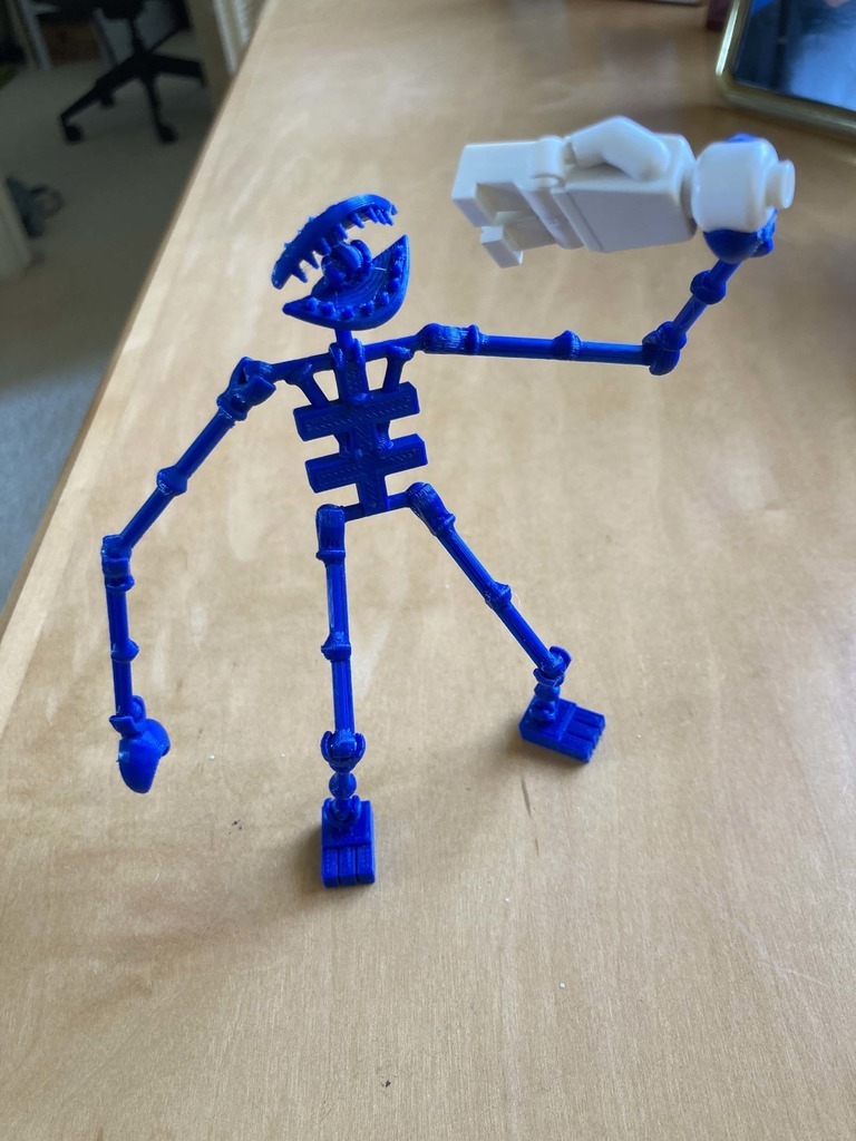 Free STL file GRIN an articulated ball and socket figure 🤖・3D print ...