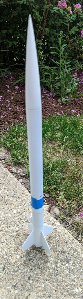 Free STL file Low Power 3D Printable Rockets 🎒・3D printing design to ...