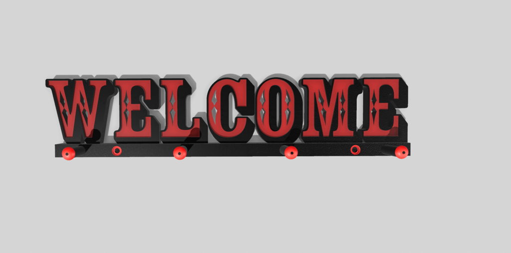 Free 3D file Western Welcome Key Hook・3D printable model to download・Cults