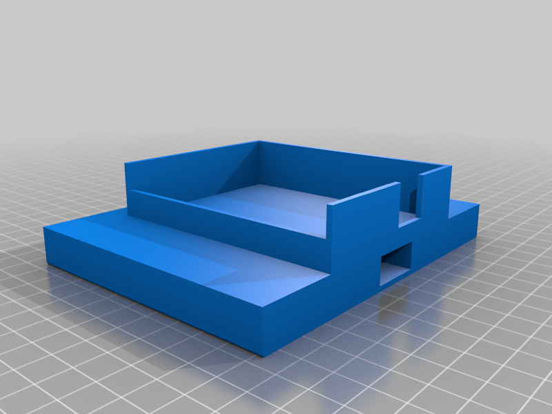 Free 3D file Small display holder with space for a USB hub・3D print ...