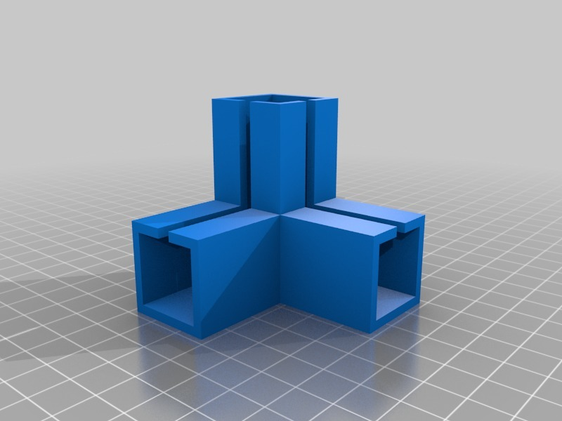 Free 3D file Square corner・Template to download and 3D print・Cults