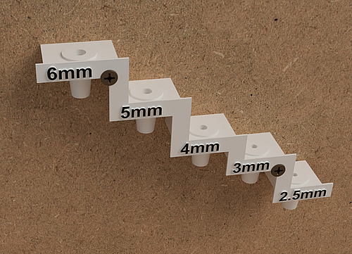 SUPPORTO STAMPATO IN 3D PER MATASSINE FILAMENTO AVVOLTE IN ARIA E - Foto 8