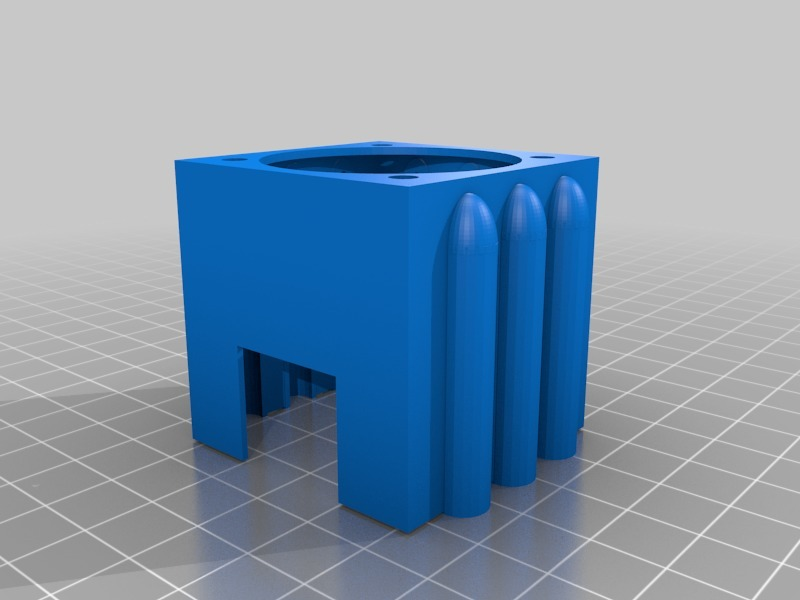 3D-Datei Anycubic I3 Mega X-Achse Fan Schrittmotorlüfterhalterung mit