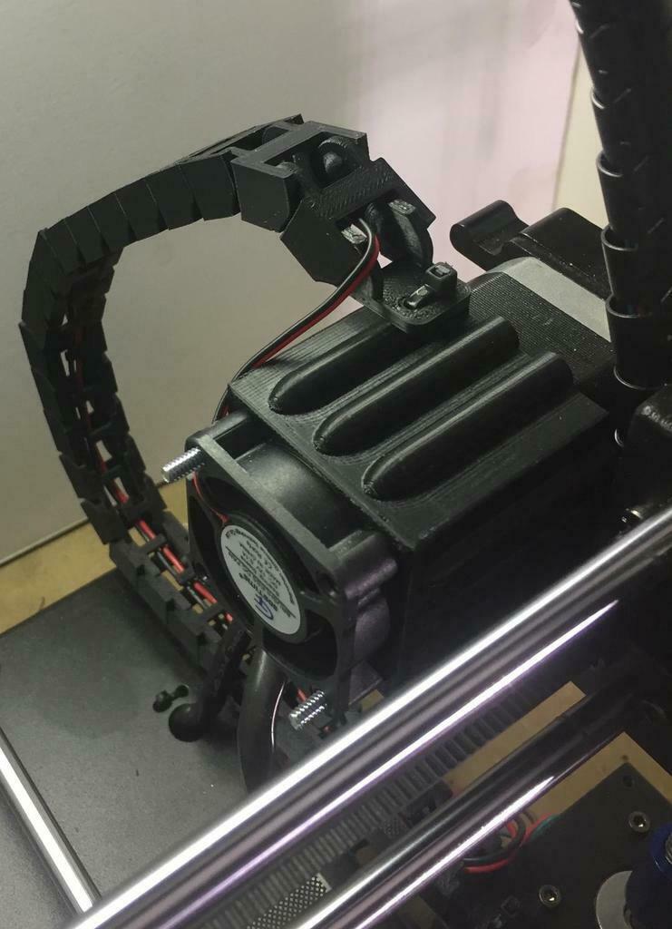 3D-Datei Anycubic I3 Mega X-Achse Fan Schrittmotorlüfterhalterung mit