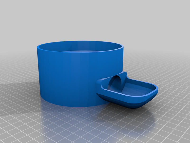 Free 3D file Cat Food Dispenser base for 140 mm jar lid・3D printing