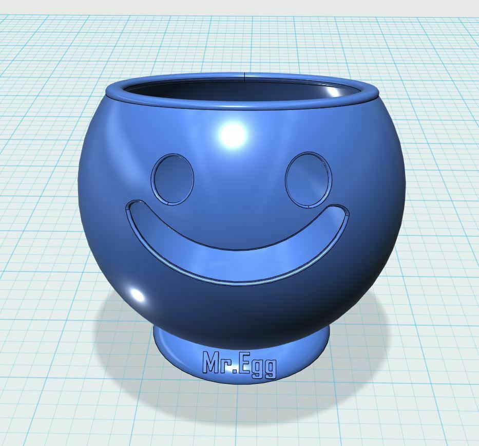 Fichier 3D gratuit M. Egg Séparateur de blancs d'oeufs 🥚・Plan